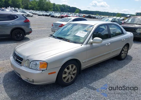 2004 Kia Optima Ex V6/Lx V6 из США, поврежденный, VIN KNAGD128445265151